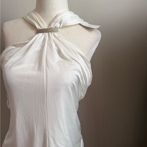 NEW 🆕 with tags Cache Ivory Halter Tank Top